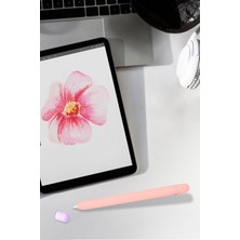 Mimtec Apple Pencil 2. Nesil Uyumlu Kılıf Çift Renkli Mat Silikon Kalem Koruyucu 2 Uçlu