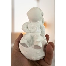 Craft 3D Atölye Astronot Biblo Beton (Hediye Paketi Ile Beraber) Boyama Etkinliği Figür/obje/biblo