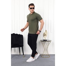 Tükato Erkek Polo Yaka T-Shirt Iki Iplik Eşofman Altı Regular Fit Eşofman Takımı