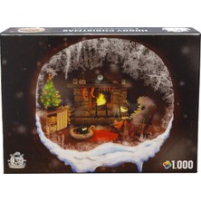 Captain Albatross Hoggy Christmas 1000 Parça Puzzle Yılbaşı Pazıl Yüksek Kalite