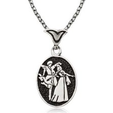 Kaufhier Gümüş Çerkes Erkek Kolye