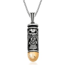 Kaufhier Gümüş Kurşun Kolye