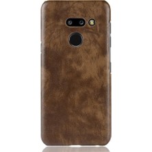 Gx Shop Lg G8 Thinq Retro Anti Scratch Koruyucu Kapak Lychee Için Retro Kılıf (Yurt Dışından)