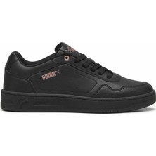 Puma Court Classy Kadın Sneaker Ayakkabı Siyah 395021-02 Hafif ve Esnek Taban ile Günlük Kullanıma Uygun