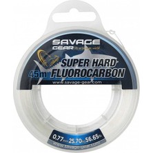 Savage Gear Super Hard Fluorocarbon 45 M 0.77 mm 25.70 kg 56.65 Lb Clear