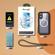 Gx Shop IPhone 16 Için Su Geçirmez Kılıf IP68 Su Geçirmez Tam Manyetik Kılıf 12FT In (Yurt Dışından)