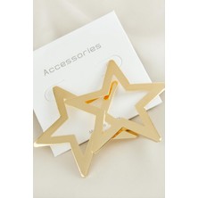 Bijuteri Net Yıldız Yeni Sezon Metal Küpe