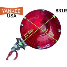 Gcstore 1 Adet Yankee Ayna Altı Küpe Lambası  Nikelaj Metal Gövde 11CM