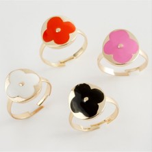 Bijuteri Net Çiçek Mineli Yüzük