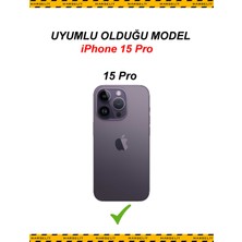 Marselit Iphone 15 Pro Uyumlu Logolu Lansman Silikon Kılıf Içi Kadife-Bebe Mavisi