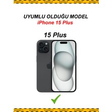 Marselit Iphone 15 Plus Uyumlu Logolu Lansman Silikon Kılıf Içi Kadife-Çam Yeşili