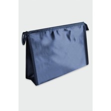 Bijuteri Net Lacivert Renkli Makyaj Çantası