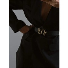 ZR Accessory Yılan Tokalı Kadın Pantolon Ceket Elbise Gömlek Kemeri