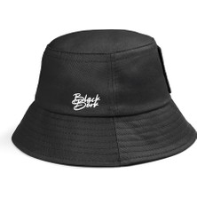 BlackBörk Bucket Positive - 1 Kod Logolu Siyah Şapka (Cap)