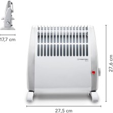 Trotec Elektrikli Radyatör,  Sürekli Termal Ayar, Termostat, Sessiz Isıtma, Donmaya Karşı Koruma