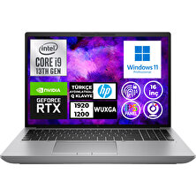 HP MWS ZBook Fury G10 i9-13950HX 48GB 3TB SSD 12GB RTX 3500 16" WUXGA W11P İş İstasyonu 5F910ES 13