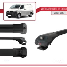 Omad Volkswagen Transporter (T5) 2003-2015 Arası ile Uyumlu Ace-1 Ara Atkı Tavan Barı Siyah