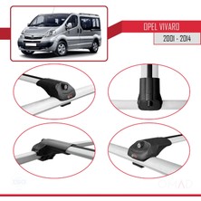 Omad Opel Vivaro 2001-2014 Arası ile Uyumlu Ace-1 Ara Atkı Tavan Barı Gri