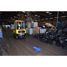 Eparts Blue Arrow Light 9V-80V Cree LED Spot Lamba (Mavi Ok) Forklift Güvenlik Işığı