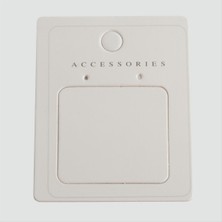 Bijuteri Net Pencereli Lüx Küpe Kartı 100 Adet