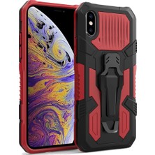 Tekamo Apple iPhone Xs Max Uyumlu Zırh Tank Kılıf Yüksek Koruma