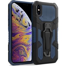 Tekamo Apple iPhone Xs Max Uyumlu Zırh Tank Kılıf Yüksek Koruma