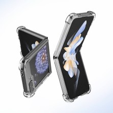 Galaxy Z Flip 6 Kılıf Zore Nitro Anti Shock Silikon-Şeffaf