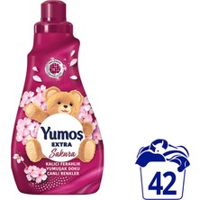 Yumoş Extra Konsantre Çamaşır Yumuşatıcı Sakura 1008 ml 42 Yıkama