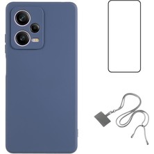 4U Sky Wanlonfeng Rb1 Serisi Xiaomi Redmi Için Not 12 Pro+5g Kılıf Ekran Koruyucu Tpu Telefon Kapak-Lavanta Gri (Yurt Dışından)