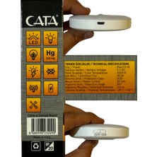 Cata CT-5180 4000K (Günışığı) Mıknatıslı Kabin LED Aydınlatma (4 Adet)