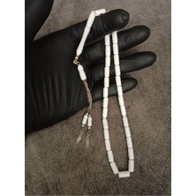 Mos Tespih Kapsül Beyaz Toz Kehribar Tesbih