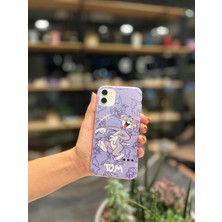 Case Mood Apple iPhone 11 Uyumlu Tom ve Jerry Telefon Sevgili Çift Kılıfı