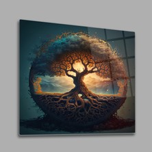 Decorita Cam Tablo | Tree Of Life - Hayat Ağacı | 60CM x 60CM