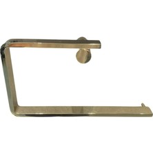 System Banyo Aksesuarları Pıvot Duvara Monte Halka Havluluk Gold 26 cm