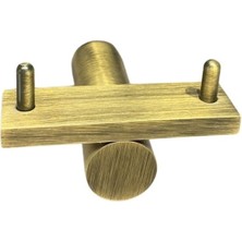 System Banyo Aksesuarları Pıvot Duvara Monte İkili Askılık Antik 484x80x82 mm