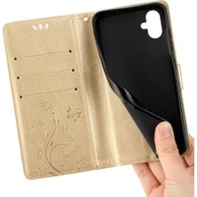 Mays Boutique Samsung Galaxy A06 Kickstand Kart Tutucu Pu Deri Bilek Için Flip Case (Yurt Dışından)