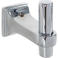 System Banyo Aksesuarları Steplıne Duvara Monte Tekli Askılık Krom 60x77x40 mm
