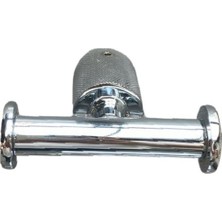 System Banyo Aksesuarları Icona Duvara Monte İkili Askılık Krom 32x8x84 mm