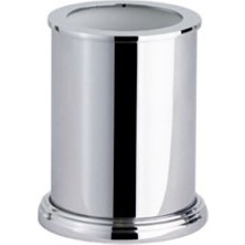 System Banyo Aksesuarları Tezgah Üstü Diş Fırçalığı Krom-Mat Krom