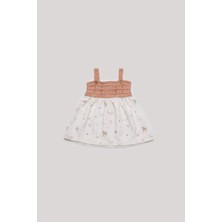 Layette Bg Store Kız Bebek Desenli Elbise