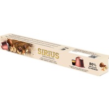 Sirius Kahve Sirius Premium Fındık Aromalı Kapsül Kahve (Nespresso Uyumlu) - 10 Adet