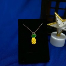 Kashpanya Çelik Ananas Kolye