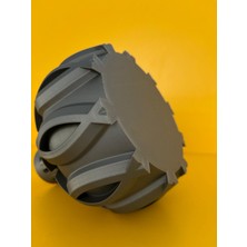 3D Hayal Ötesi Lotus Vazo (16X16) Plastik
