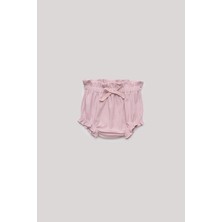 Yazlık Kullanım için Layette Bg Store Kız Bebek Pembe Şort Canlı Renk ve Rahat Kesim Özelliği
