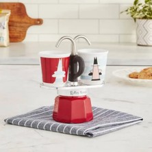 Bialetti Mini Express Mokapot Magrite + 2 Espresso Fincanı