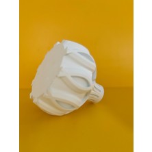3D Hayal Ötesi Lotus Vazo (16X16) Plastik