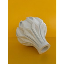 3D Hayal Ötesi Lotus Vazo (16X16) Plastik