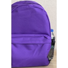 Nemo Group Unisex Mor Sırt Çantası Okul Çantası Seyahat Çantası Su Itici Kumaş Spor Çantası 40X30X15CM 18LT