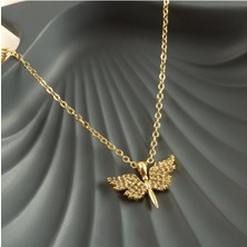 Bijuteri Net Peri  Zirkon Taşlı Trend Kolye