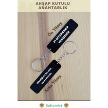 Saltan Art Saltanart 21 Diyarbakır Yenişehir Yazılı Özel Ahşap Kutulu Anahtarlık (Özel Hediye Notu Eklenebilir)